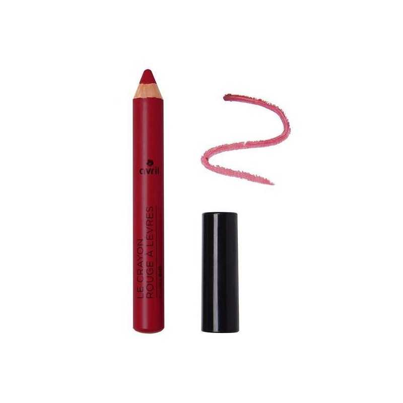 Crayon Rouge à lèvres Châtaigne certifié Bio - Avril