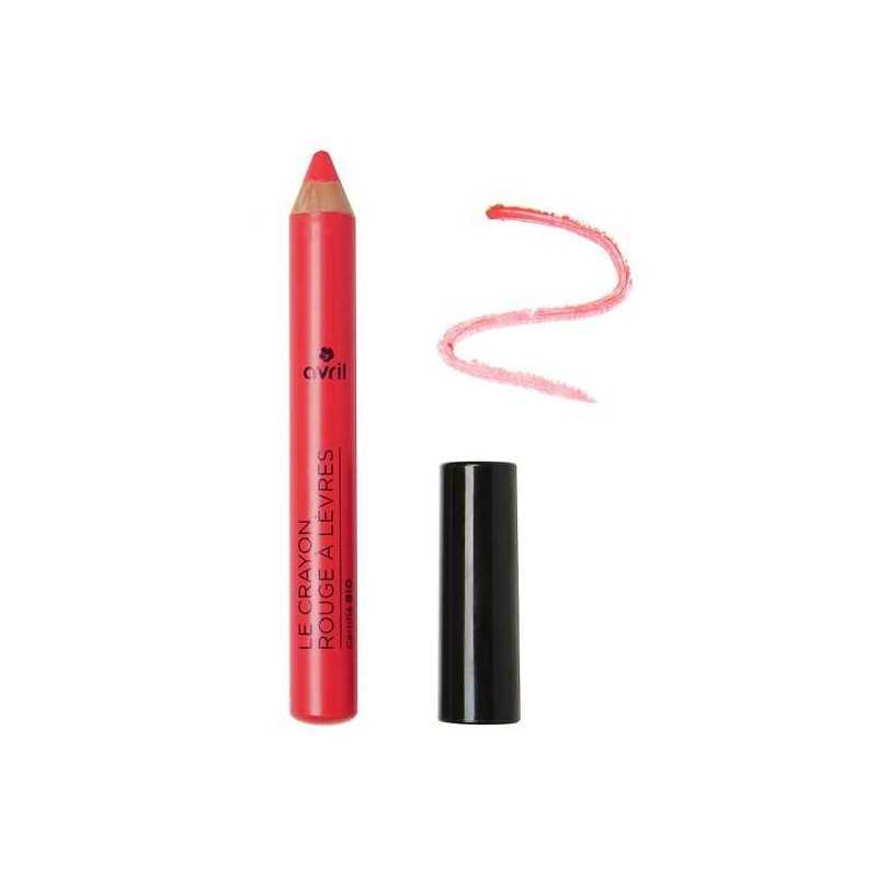 Crayon Rouge à lèvres Rose Charme certifié Bio-Avril