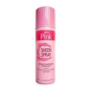 Brillantine Sheen Spray Spéciale Conditioners à la Vitamine E Luster's Pink 458ml - Cercledebene.com