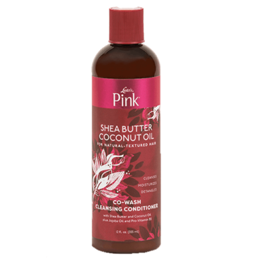 Revitalisant nettoyant Co-Wash Cleasing Conditioner shea Butter Coconut Oil Luster's Pink  355 ml - Cercledebene.com