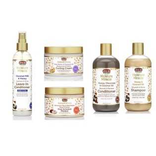 PACK ROUTINE CAPILLAIRE - DEFINITION BOUCLES -  AFRICAN PRIDE - MOISTURE MIRACLE - Cercledebene.com