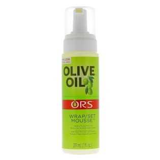 Organic root stimulator Olive Oil - olive oil wrap/set mousse coconut oil  207ml - Cercledebene.com
