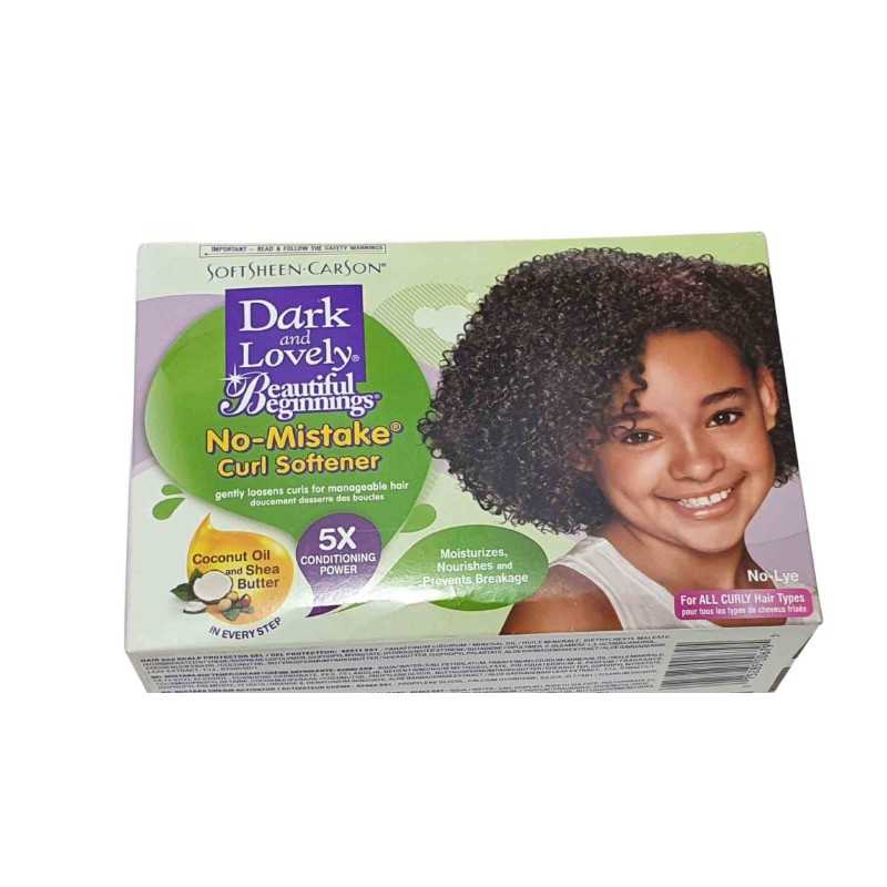  Dark and Lovely ,No-Mistake ® Adoucisseur Curl No-Mistake ® Nourrissant No-Lye Creme Relaxer