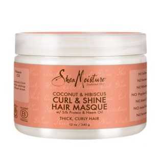 Masque pour boucles - Coco - Hibiscus - Curl and Shine Shea Moisture 340g