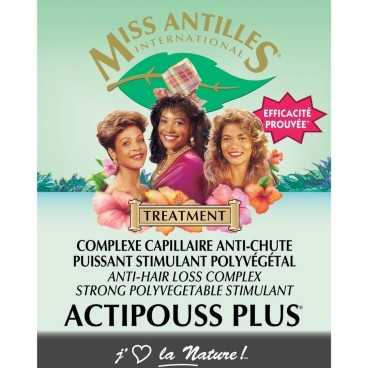 Ampoules Actipouss Plus Complexe capillaire anti-chute Miss Antilles international - Cercledebene.com