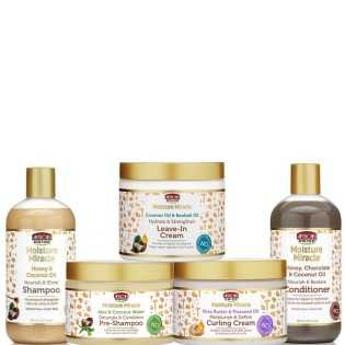 PACK HYDRATATION INTENSE AFRICAN PRIDE  MOISTURE  MIRACLE - Cercledebene.com