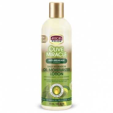 Lotion hydratante Olive Miracle - Oil Moisturizer Lotion  African Pride 355ml - Cercledebene.com