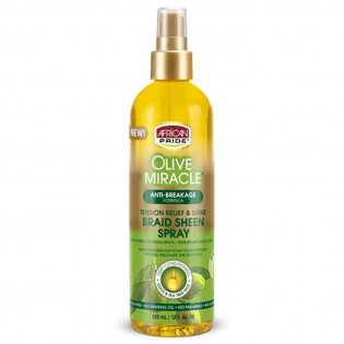 spray brillance pour tresse olive miracle african pride