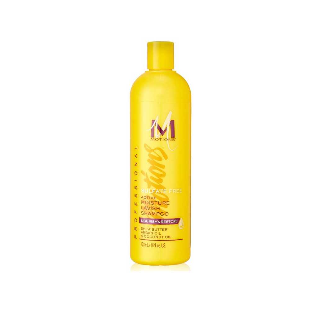Shampoing actif hydratant pour cheveux texturés aux beurre de karité et noix de coco MOTIONS - Cercledebene.com