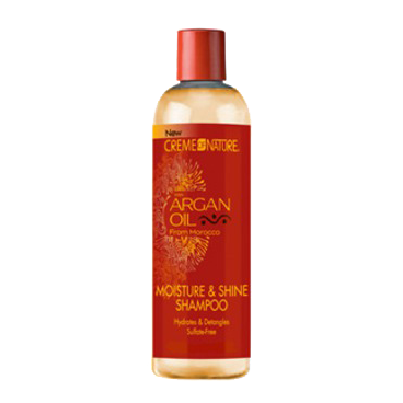 Crème of Nature :l'humidité et l'huile d'Argan Shampoing Brillance 355 ml