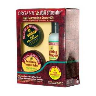 Organic Root Stimulator Kit de restauration de cheveux afro - Cercledebene.com