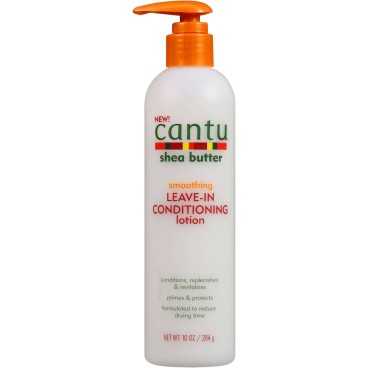 Lotion revitalisante lissante sans rinçage - Leave-in Conditioning Lotion - Cantu Shea Butter 284g - Cercledebene.com