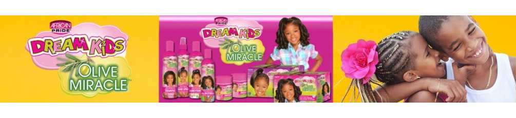 AFRICAN PRIDE DREAM KIDS OLIVE MIRACLE soins cheveux capillaires afro