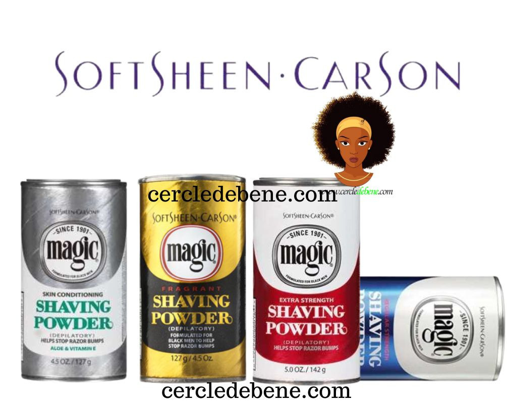 La poudre dépilatoire Magic Shaving Powder de la société Softsheen-Carson 