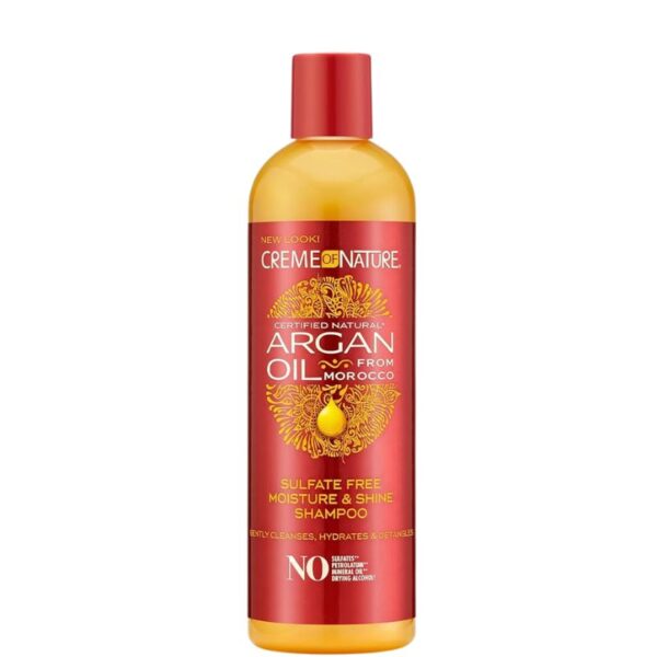 Shampoing Hydratation et Brillance à l'huile d'Argan CREME OF NATURE 354 ml