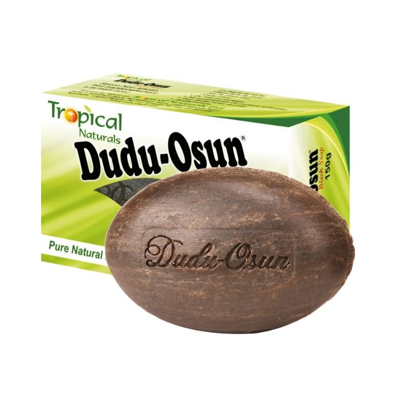 Savon noir traditionnel Dudu-Osun Tropical Naturals pour le visage et le corps