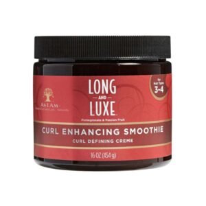 Pot rouge de Crème Définissante de Boucles Curl Enhancing Smoothie Long and Luxe As I Am 454g.