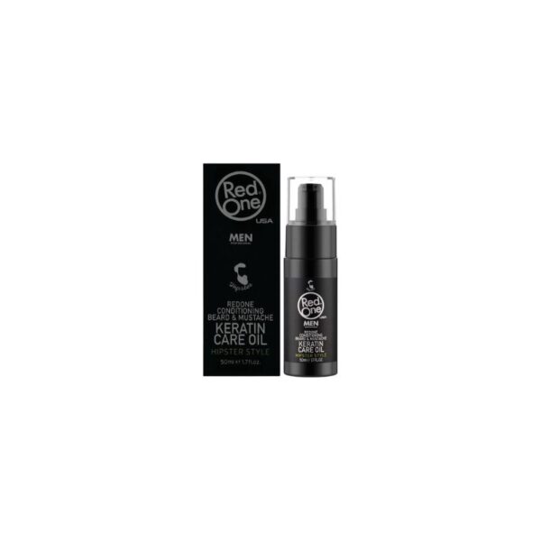 RED ONE huile de traitement barbe et moustache Kératine 50ml