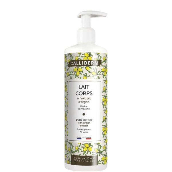 Lait de beauté satin à l'huile d'argan vierge Calliderm 500 ml
