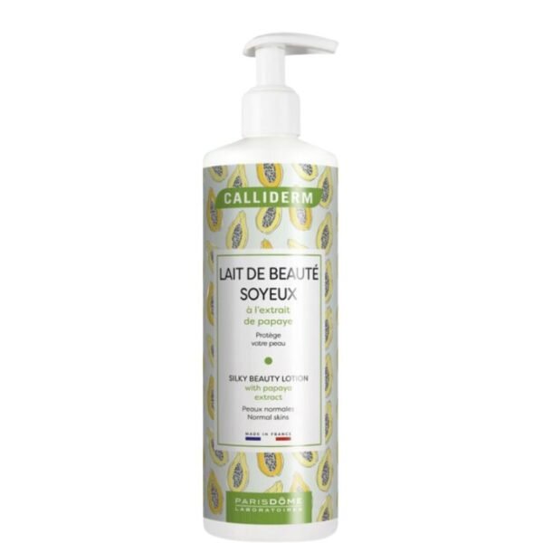 Lait de beauté soyeux à l'extrait de papaye Calliderm 500 ml