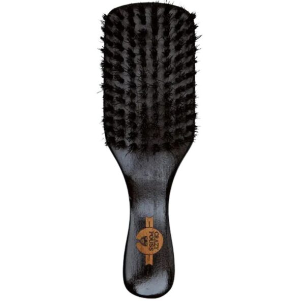 Brosse Ebène pour cheveux en poils de sanglier - Crazy Pouss - Afro Naturel