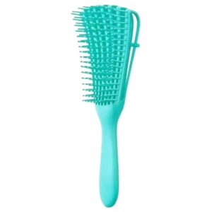 BROSSE ULTRA DÉMÊLANTE NAYS CURL BRUSH + 2 PEIGNES SPÉCIALE CHEVEUX BOUCLÉS FRISÉS ET CRÉPUS COULEUR VERT