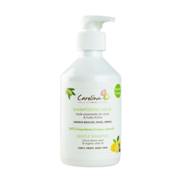SHAMPOING DOUX A L’HUILE DE CITRON ET D’OLIVE CAROLINA-B 300ml