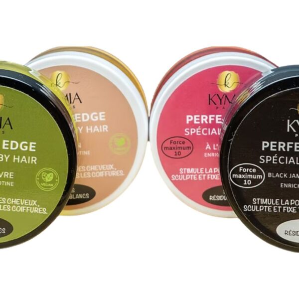 Gel Perfect Edge de Kymia : Votre allié pour stimuler la pousse des cheveux crépus - 100g