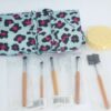 Trousse à nouer 5 Pinceaux et 2 éponges démaquillante AVRIL - Cercledebene.com