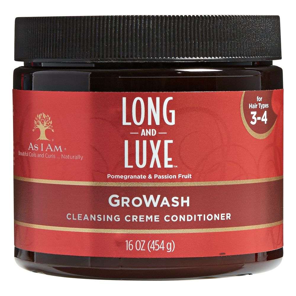 SOIN LAVANT CRÉMEUX GROWASH LONG AND LUXE AS I AM 454 G - Cercledebene.com