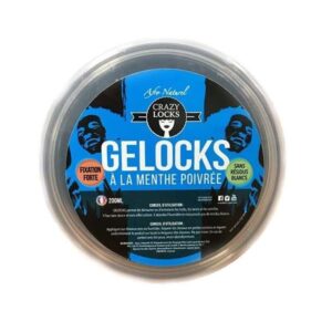 GELOCKS À LA MENTHE POIVRÉE CRAZY POUSS AFRO NATUREL 200 ML - Cercledebene.com