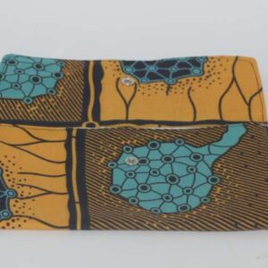 Trousse de maquillage ou pochette de rangement en Tissu Wax - Cercledebene.com
