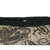Trousse de rangement  en tissu avec Strass Beige et noir - Cercledebene.com
