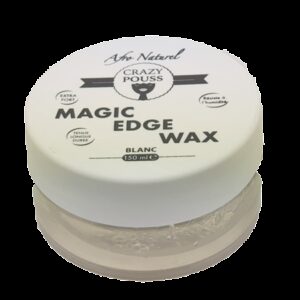 GEL DE FIXATION COIFFANTE MAGIC EDGE WAX CRAZY POUSS AFRO NATUREL 150 ml - Cercledebene.com