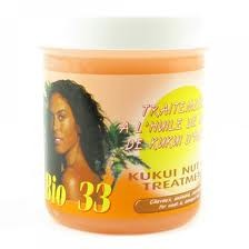Pommade  à l'huile de noix de Kukui d'hawaï Keralong Tropic Bio 33 - Cercledebene.com