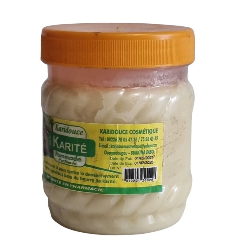Karidouce Pommade au beurre de karité 90% pure 304 G - Cercledebene.com