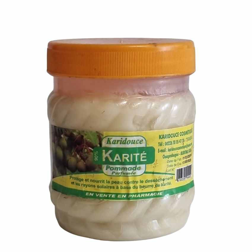 Karidouce Pommade au beurre de karité 90% pure 304 G - Cercledebene.com
