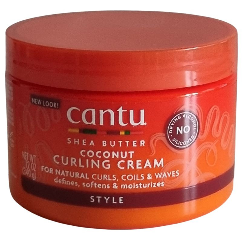 Cantu Coconut Curling Cream 340g - Crème coiffante cheveux bouclés