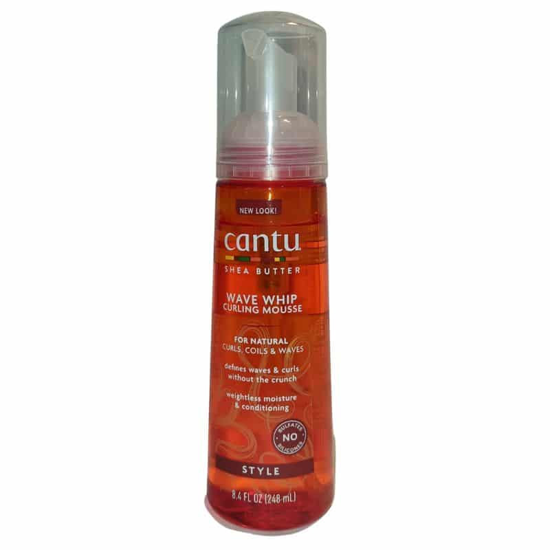 Cantu Mousse de coiffage cheveux naturels Wave Whip Curling Mousse 248ml