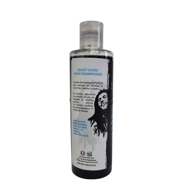 shampoing huile de carapate et menthe poivrée Crazy Locks Afro Naturel