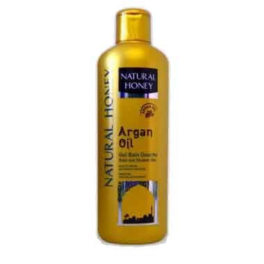 NATURAL-HONEY Gel Bain douche Argan - Cercledebene.com