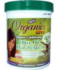 Organics Huile d'olive bio conditionné Relaxer cheveux - Cercledebene.com