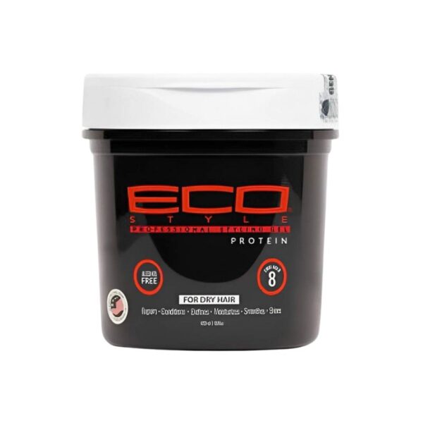 Gel Coiffant Protéiné Eco Styler – Fixation Forte pour Boucles et Brillance 473ml