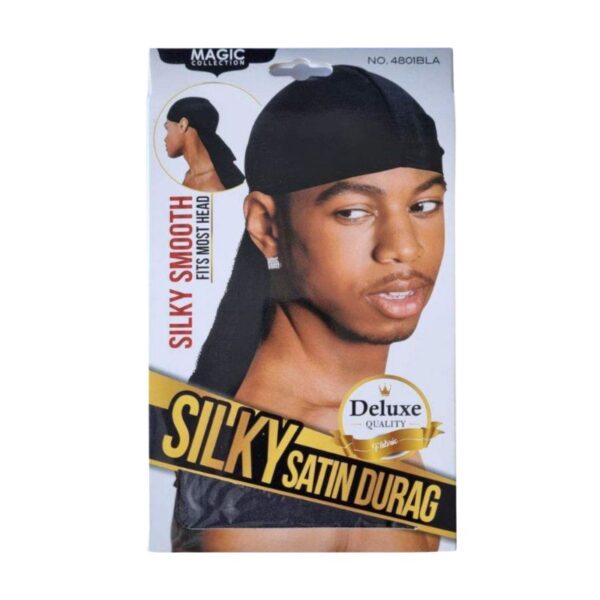 Bonnet Durag satin noir|europeaccessoires