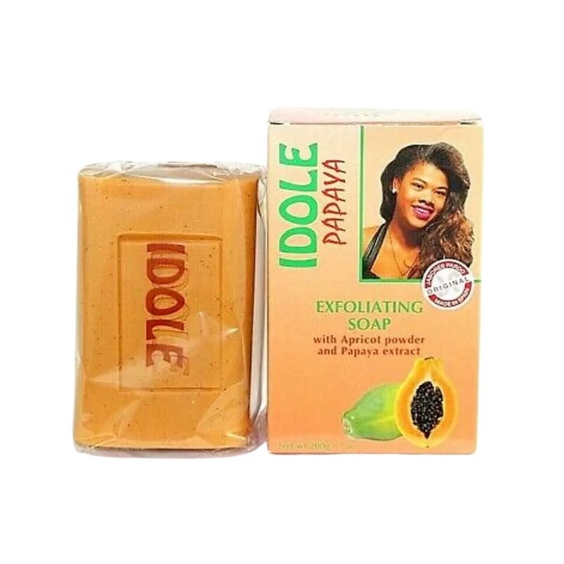 Savon Exfoliant Papaye & Abricot 200g | Peau Douce - Idole
