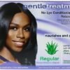 Kit défrisant sans soude Gentle Treatment Regular à l'Aloe Vera pour cheveux fins