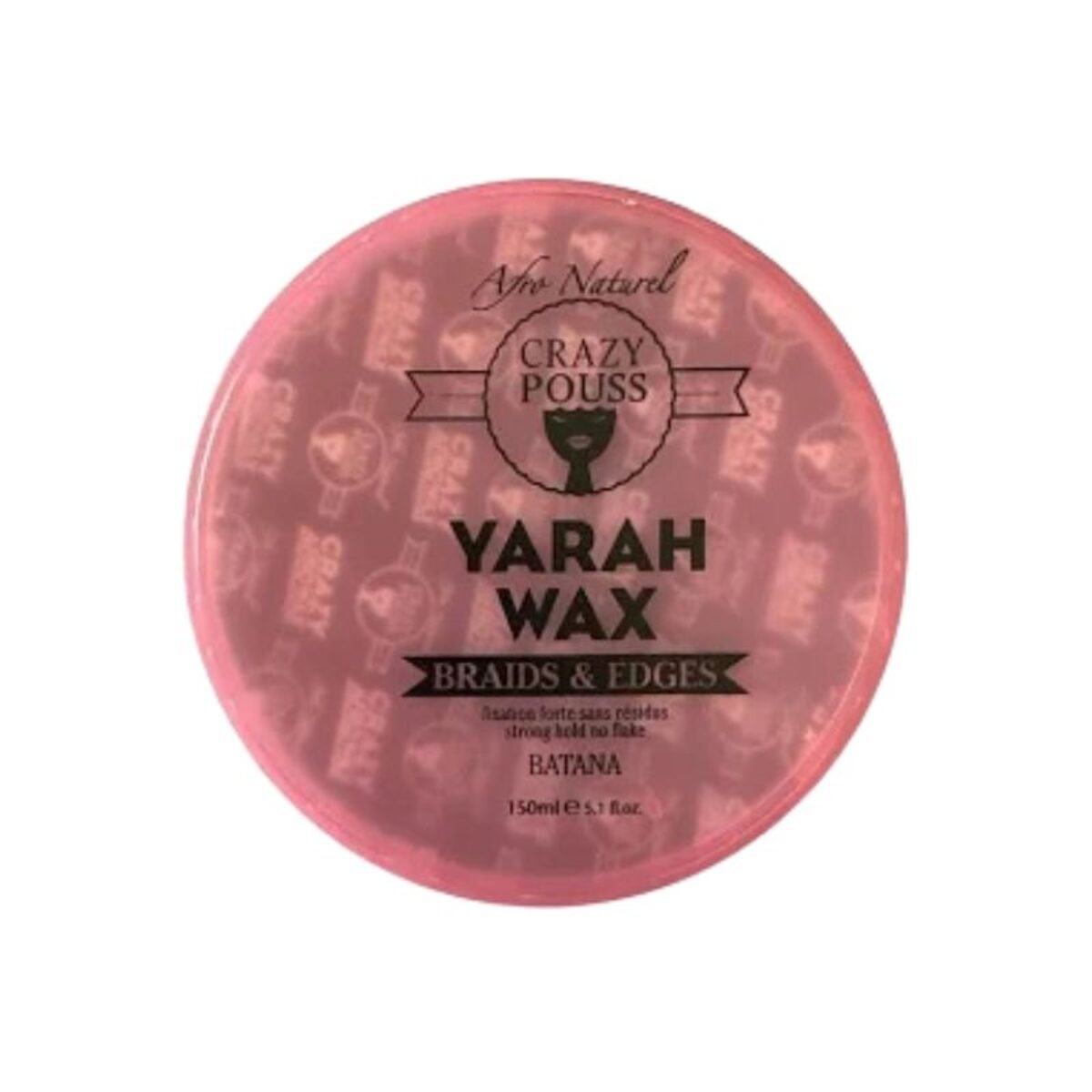 Cire AFROWAX YARAHWAX Batana Crazy Pouss – Cire coiffante hydratante cheveux crépus &amp; bouclés 150 ml