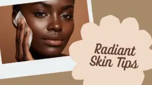 Peau noire grasse et éclatante, routine pour réguler le sébum