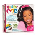 Défrisant enfant Just For Me Regular – Kit crème sans soude au lait de coco et karité