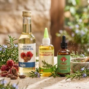 Pack routine casse & pousse homme – Romarin & ricin